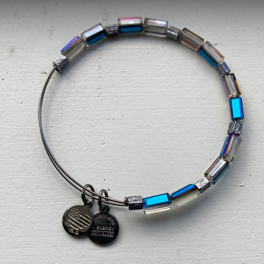 Alex and Ani gunmetal bracelet